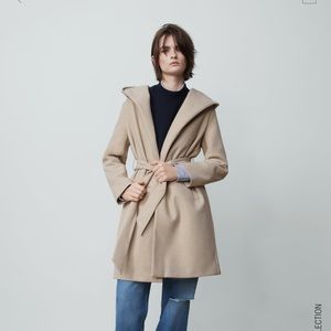Hooded Beige Zara Coat